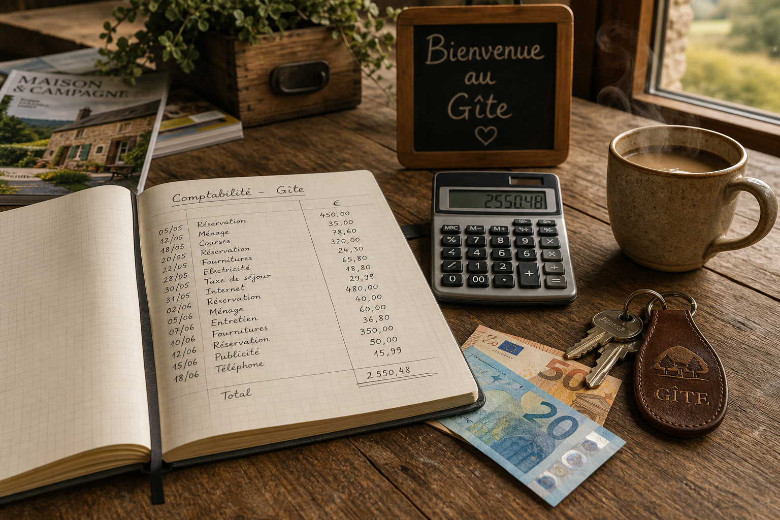 Rentabilité d'un gîte en 2026 : direct vs Airbnb, le calcul réel avec simulateur