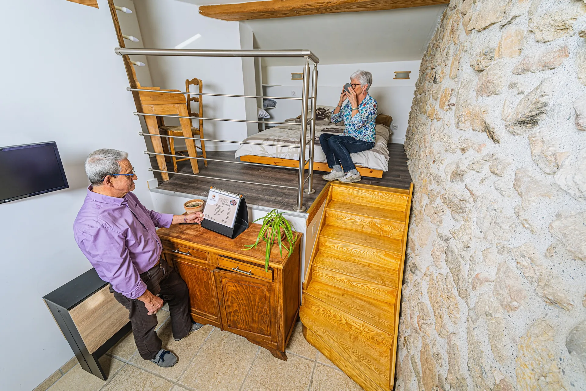 Au Château de Villelongue, dans l'Aude, Pays Cathare, animaux admis