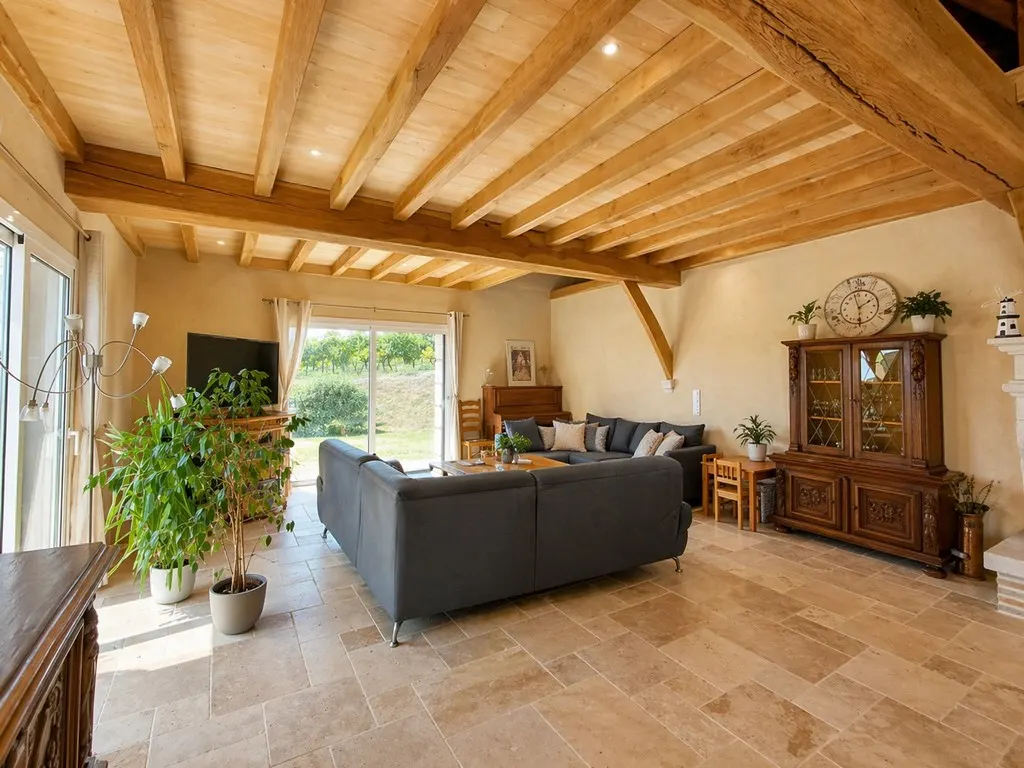 Gîte LAUBIE, vue imprenable en Lot-et-Garonne limite Dordogne