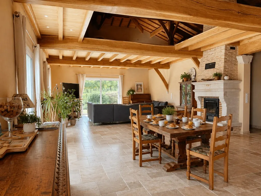 Gîte LAUBIE, vue imprenable en Lot-et-Garonne limite Dordogne