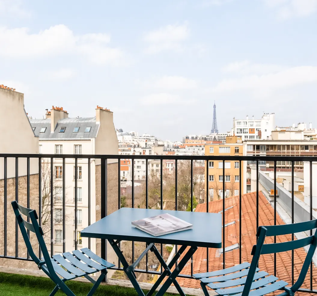 Appartement 2 pièces avec vue Tour Eiffel - Paris 15ème