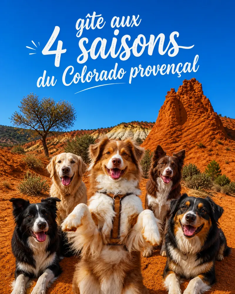 GITE AUX 4 SAISONS - LUBERON - RUSTREL