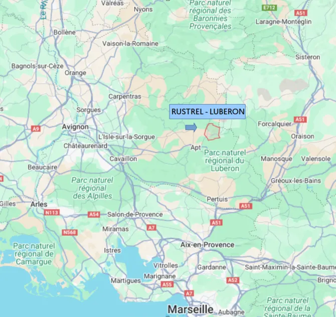 GITE AUX 4 SAISONS - LUBERON - RUSTREL